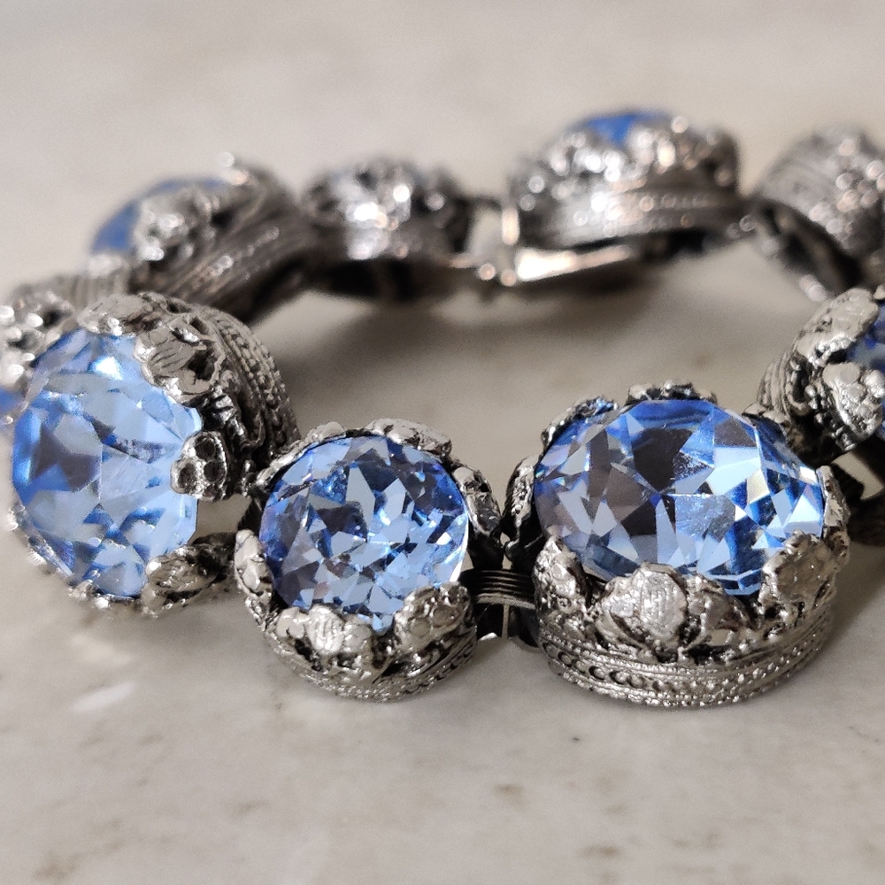 Vintage Victorian Revival Riviere Style Bracelet
